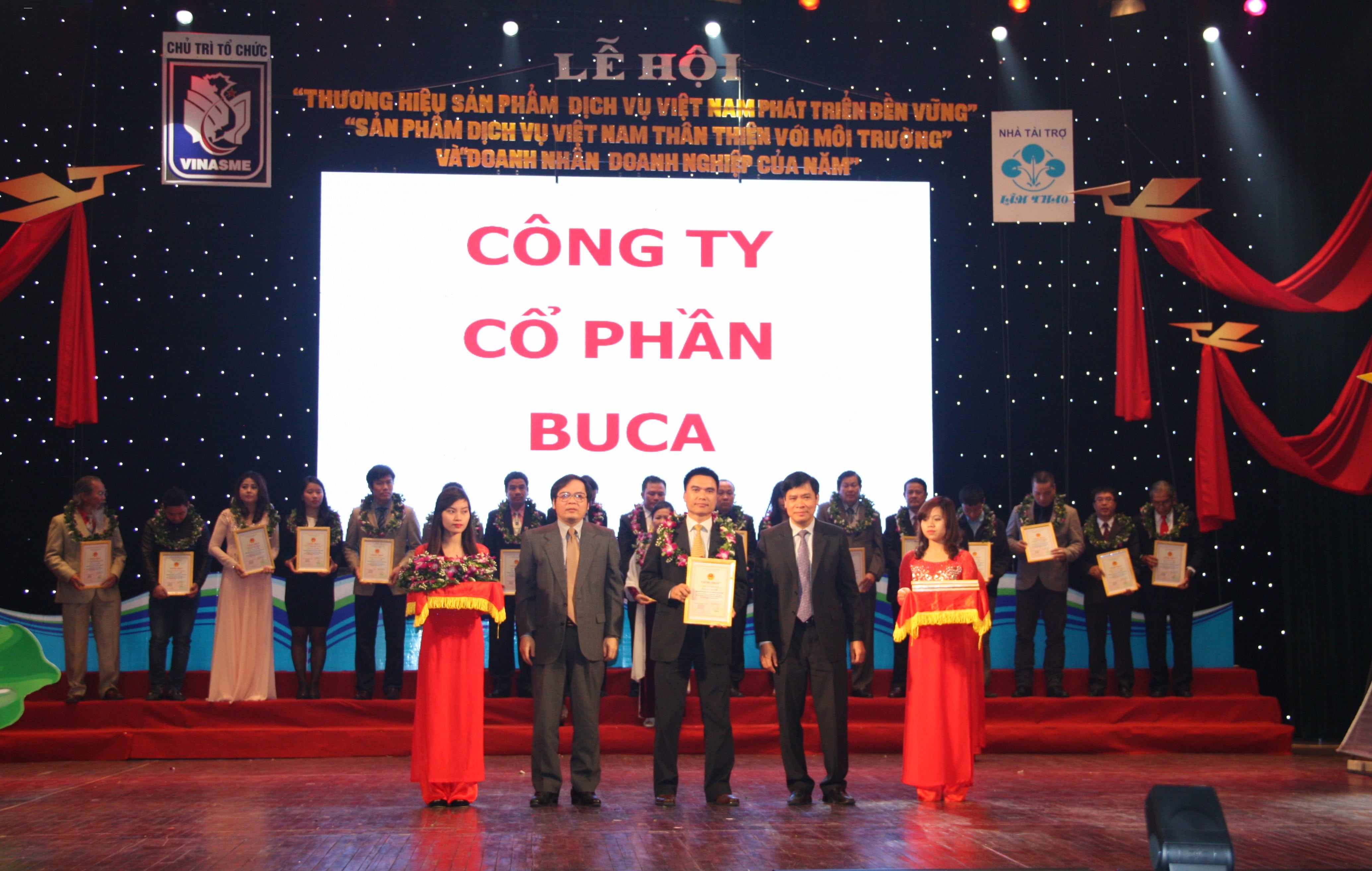 Công ty Cổ phần BuCA đã nhận được nhiều giải thưởng xuất sắc